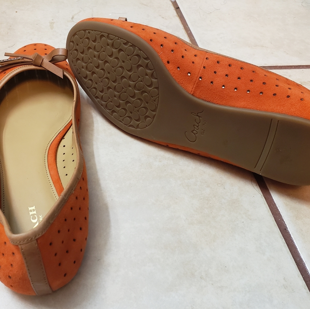 Coach flats, like new